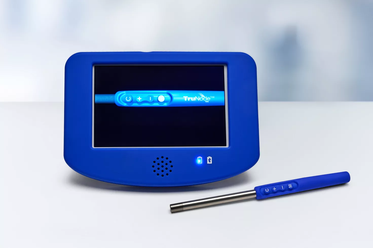 TruNode™ Single-use Gamma Probe System in lab background