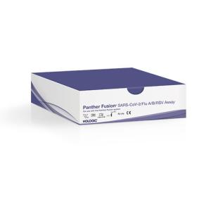 Hologic Panther Fusion® SARS-CoV-2/Flu A/B/RSV Assay in white background